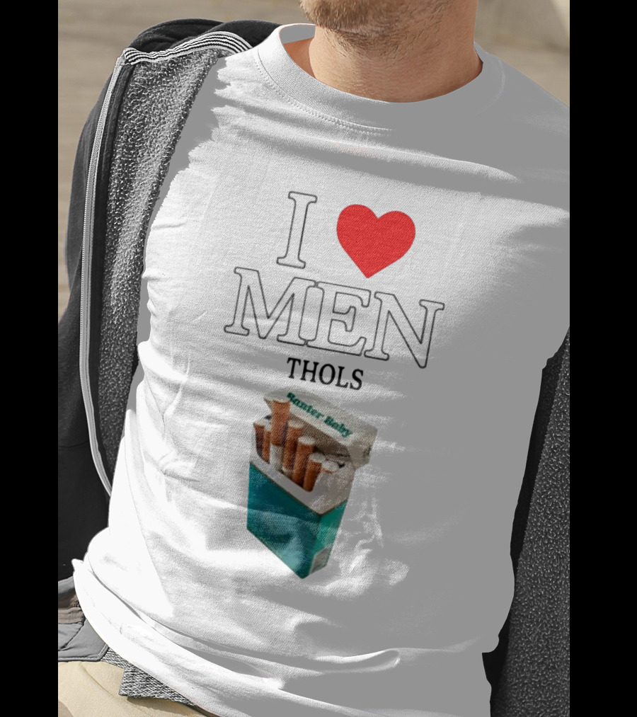 I Heart Men Thols Banter Baby Cigarette Pack T-Shirt