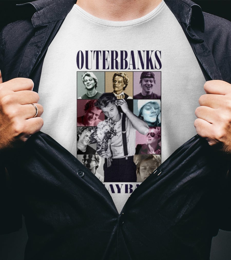 Outerbanks JJ Maybank Collage Style Portraits T-Shirt