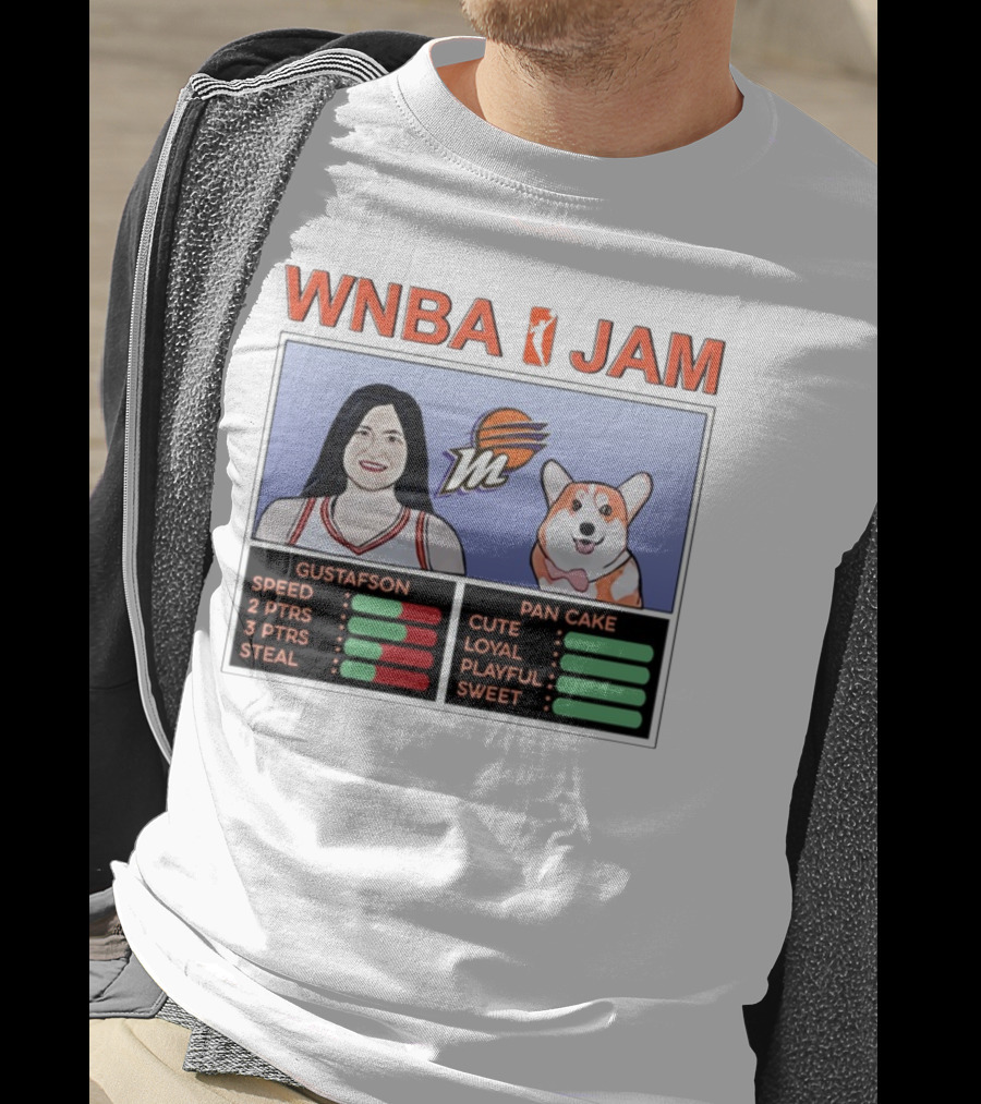 WNBA Jam Megan Gustafson Pan Cake Cute Loyal Playful Sweet T-Shirt