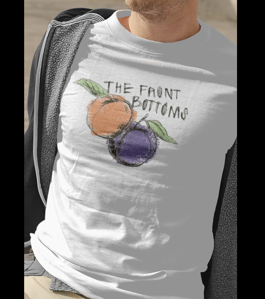 The Front Bottoms Peach And Purple Fruit T-Shirt