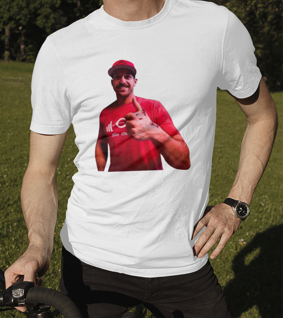 Stay Steer Thumbs Up Cincinnati Red Cap T-Shirt