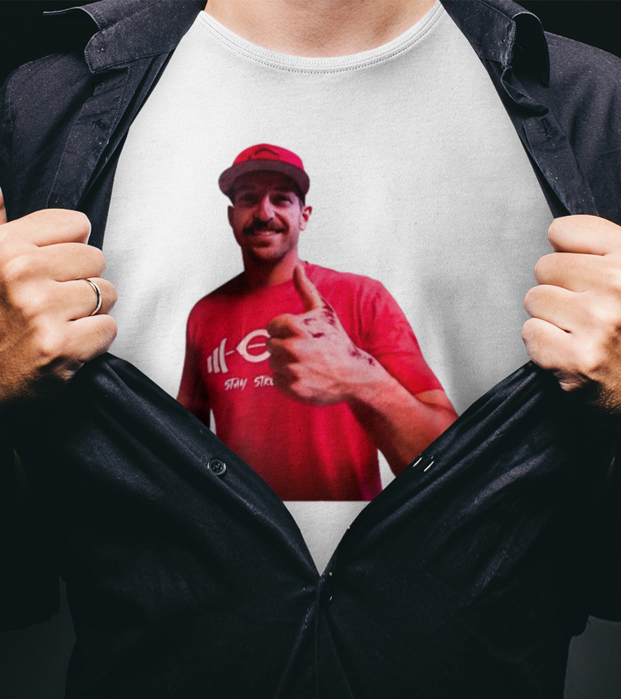 Stay Steer Thumbs Up Cincinnati Red Cap T-Shirt