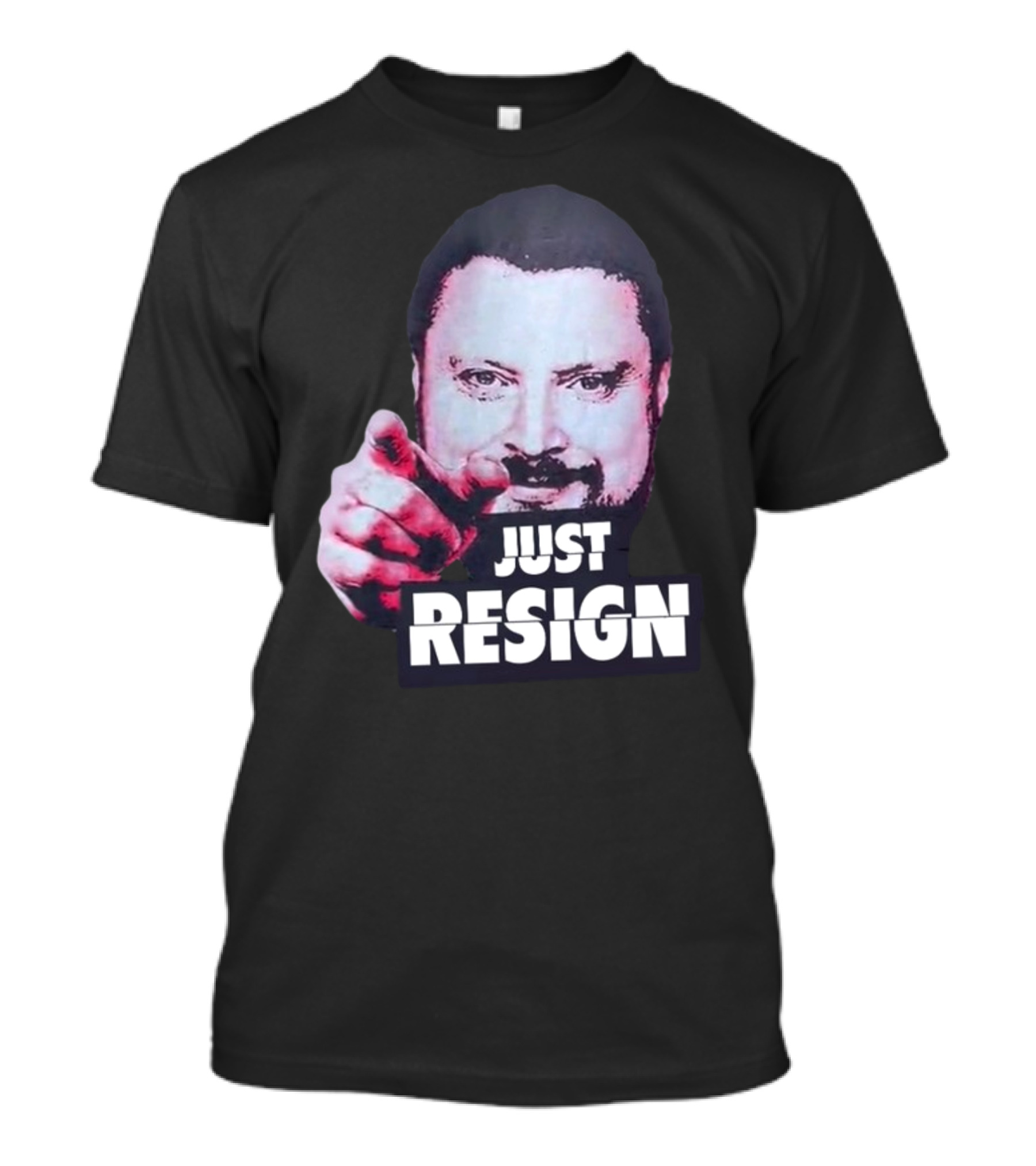 Simon Williams Just Resign Pointing Meme T-Shirt