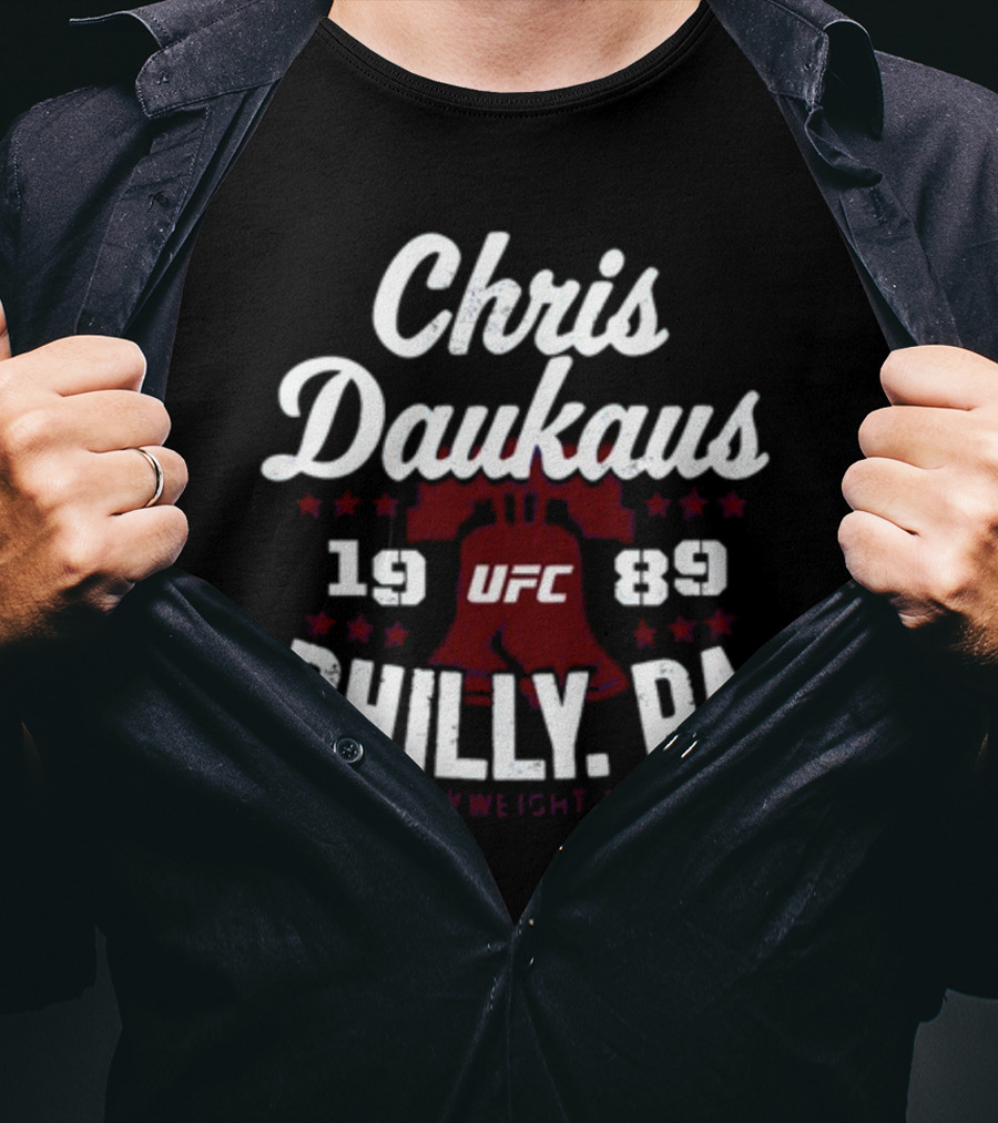 Chris Daukaus UFC 1989 Philly PA Heavyweight Division T-Shirt