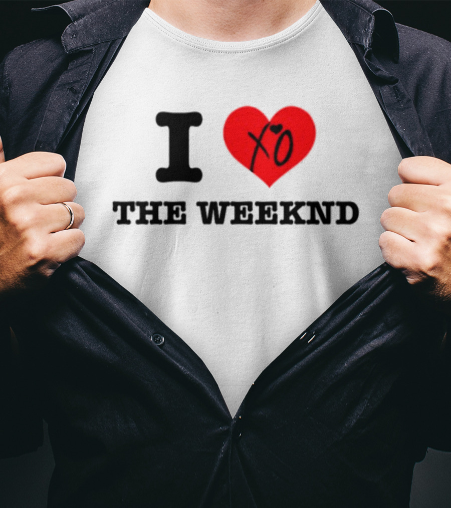 Hoesforclothes I Heart XO The Weeknd T-Shirt