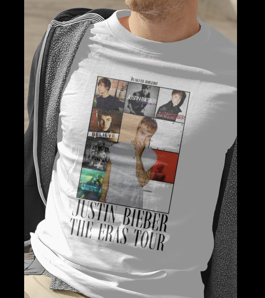 Justin Bieber Album Collage The Eras Tour T-Shirt
