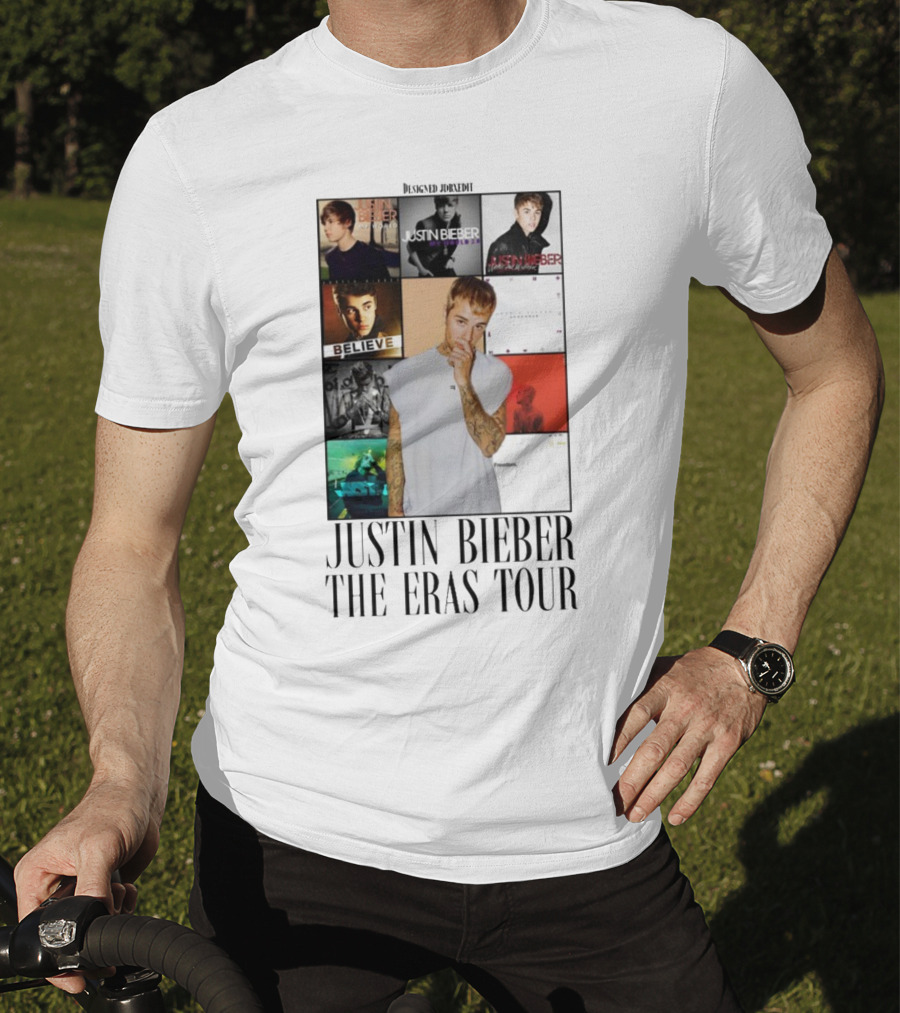 Justin Bieber Album Collage The Eras Tour T-Shirt