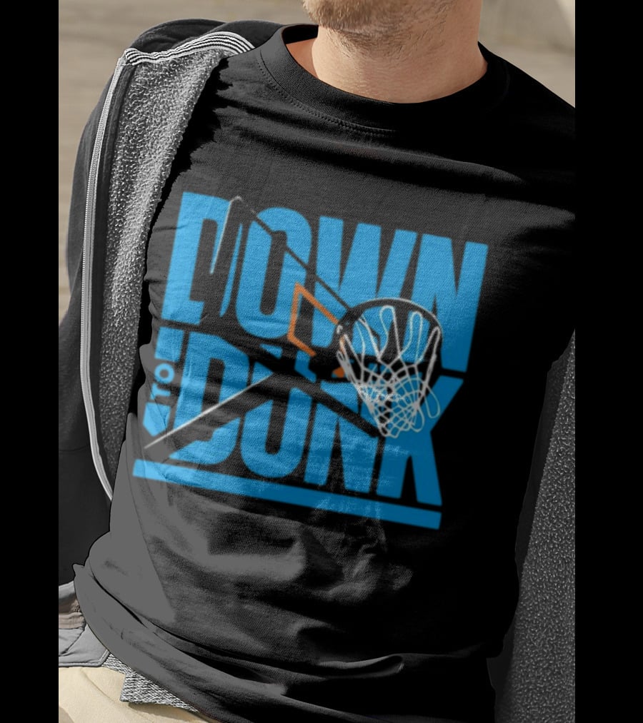 Dave Abbott Down To Dunk Basketball Hoop T-Shirt