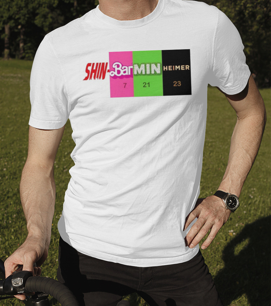 SHIN BARBIE MINIONS OPPENHEIMER 7 21 23 T-Shirt