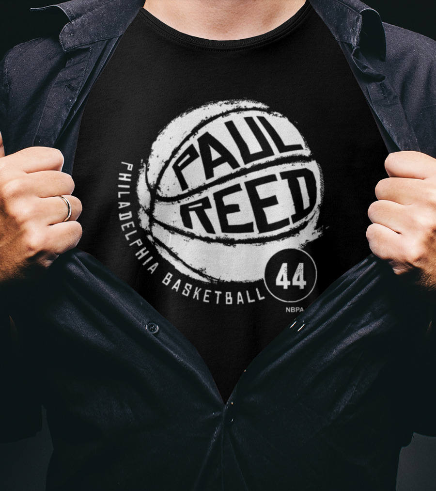 Paul Reed Philadelphia Basketball 44 NBPA T-Shirt