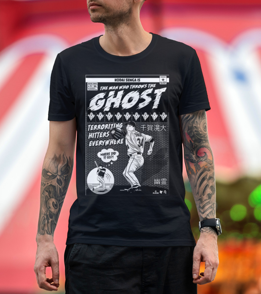 Kodai Senga Is The Man Who Throws The Ghost Terrorizing Hitters Everywhere Where Did It Go T-Shirt