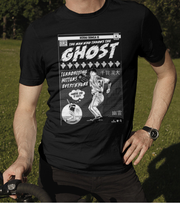 Kodai Senga Is The Man Who Throws The Ghost Terrorizing Hitters Everywhere Where Did It Go T-Shirt