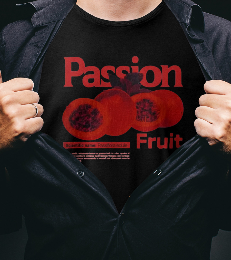 Atthemoment Merch Passionfruit Passiflora Edulis Scientific Name T-Shirt