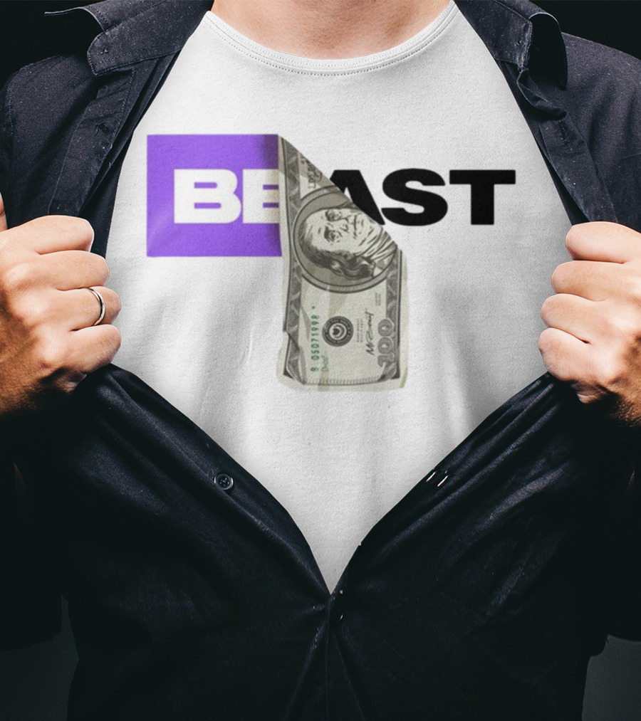 BEAST Purple Bill Dollar T-Shirt