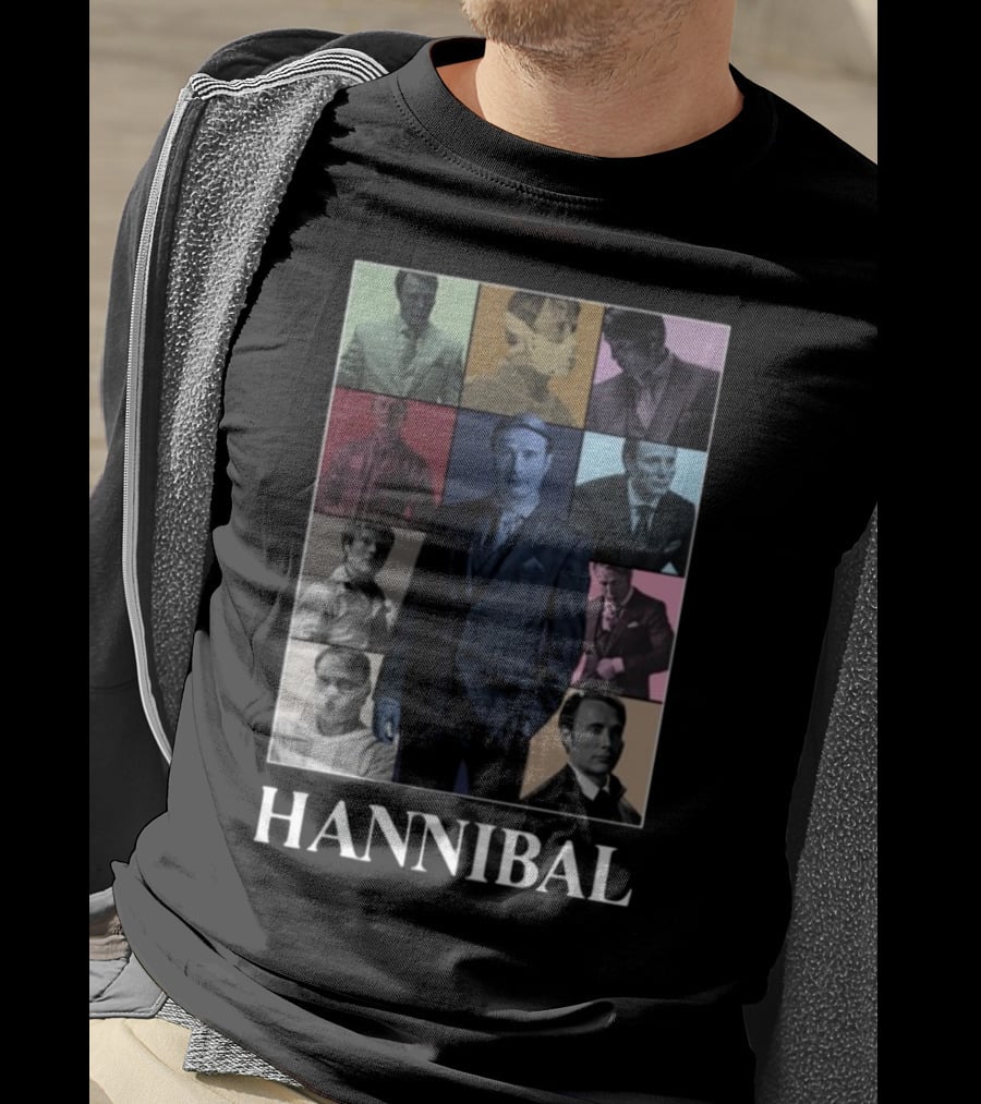 Hannibal Multifaceted Character Collage T-Shirt