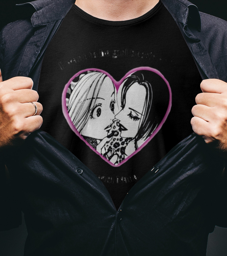 I Want To Be Girl Bestfriends With Nana Manga Heart T-Shirt