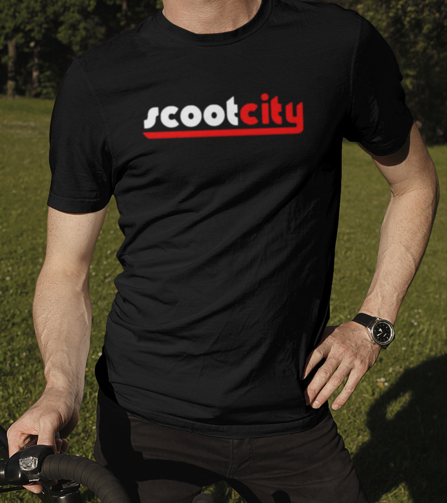 Scootcity Urban Style Retro Scooter Vibes T-Shirt