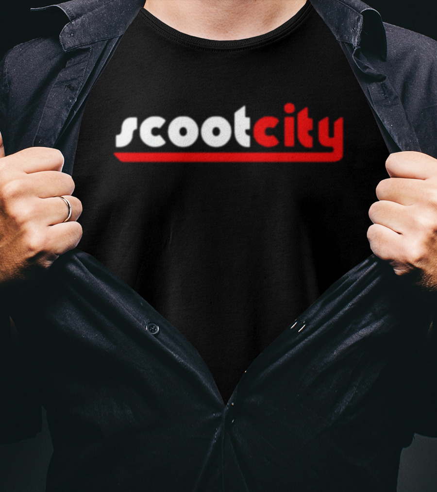 Scootcity Urban Style Retro Scooter Vibes T-Shirt