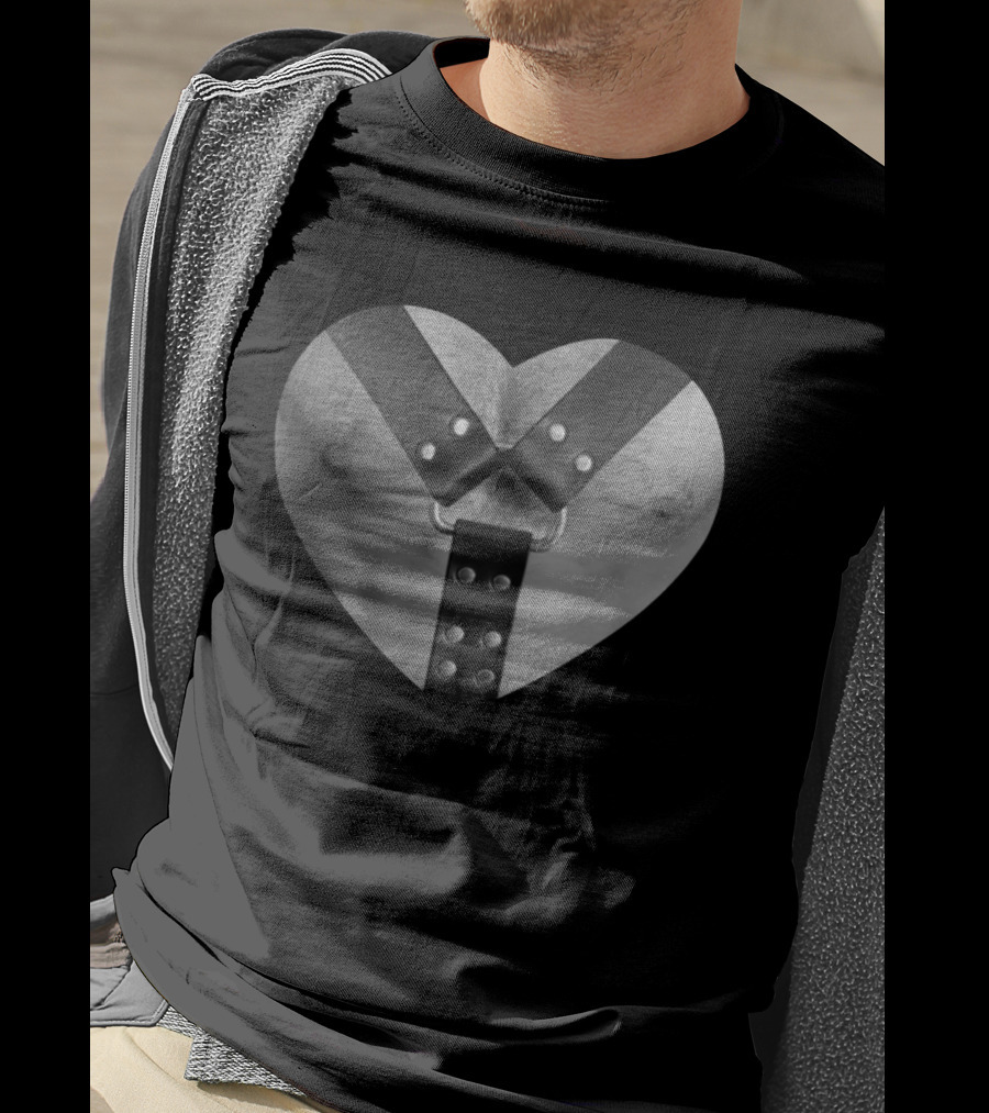 Harness Heart Chest Harness In Heart Shape T-Shirt