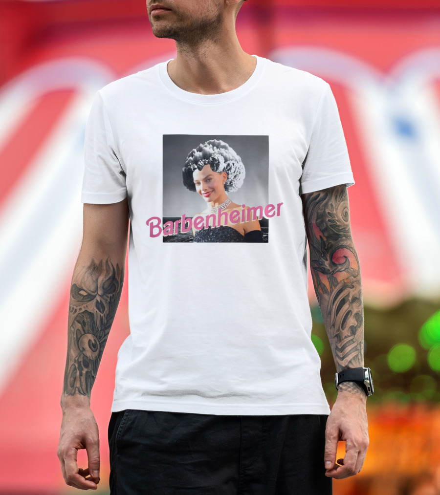 Barbenheimer Mushroom Cloud Hair Classic Glamour T-Shirt