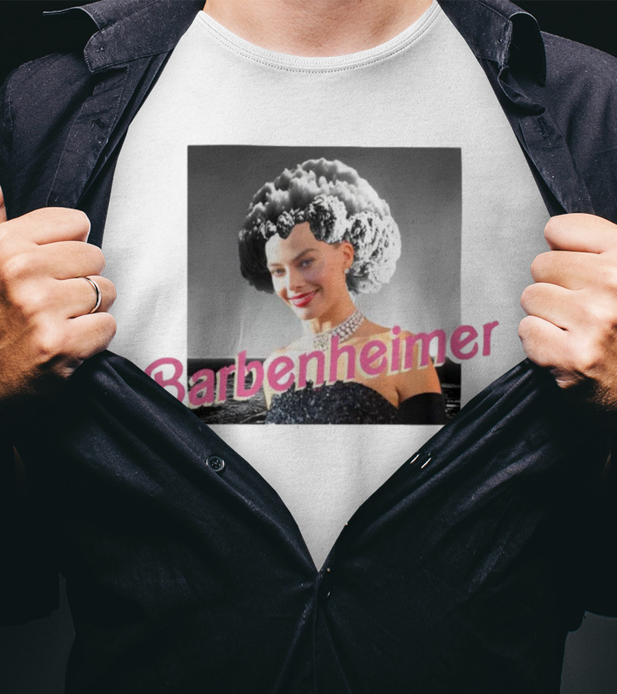 Barbenheimer Mushroom Cloud Hair Classic Glamour T-Shirt