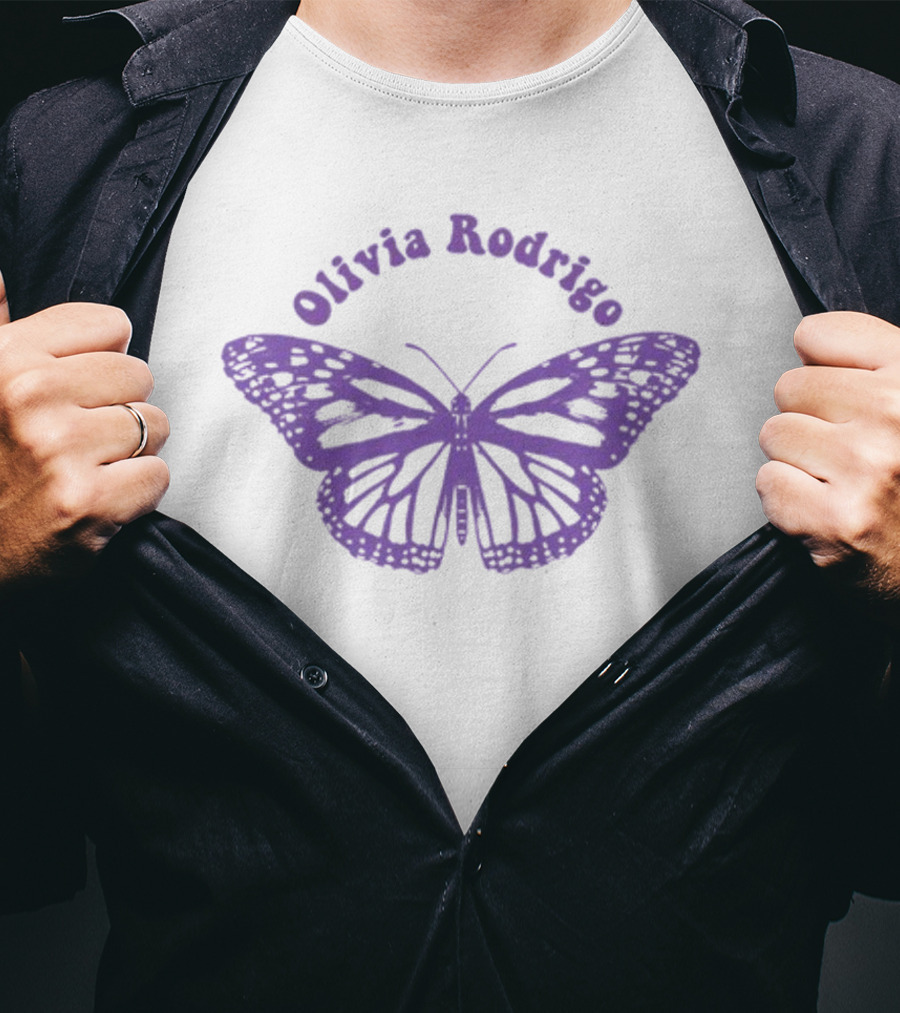 Olivia Rodrigo Guts Purple Butterfly T-Shirt