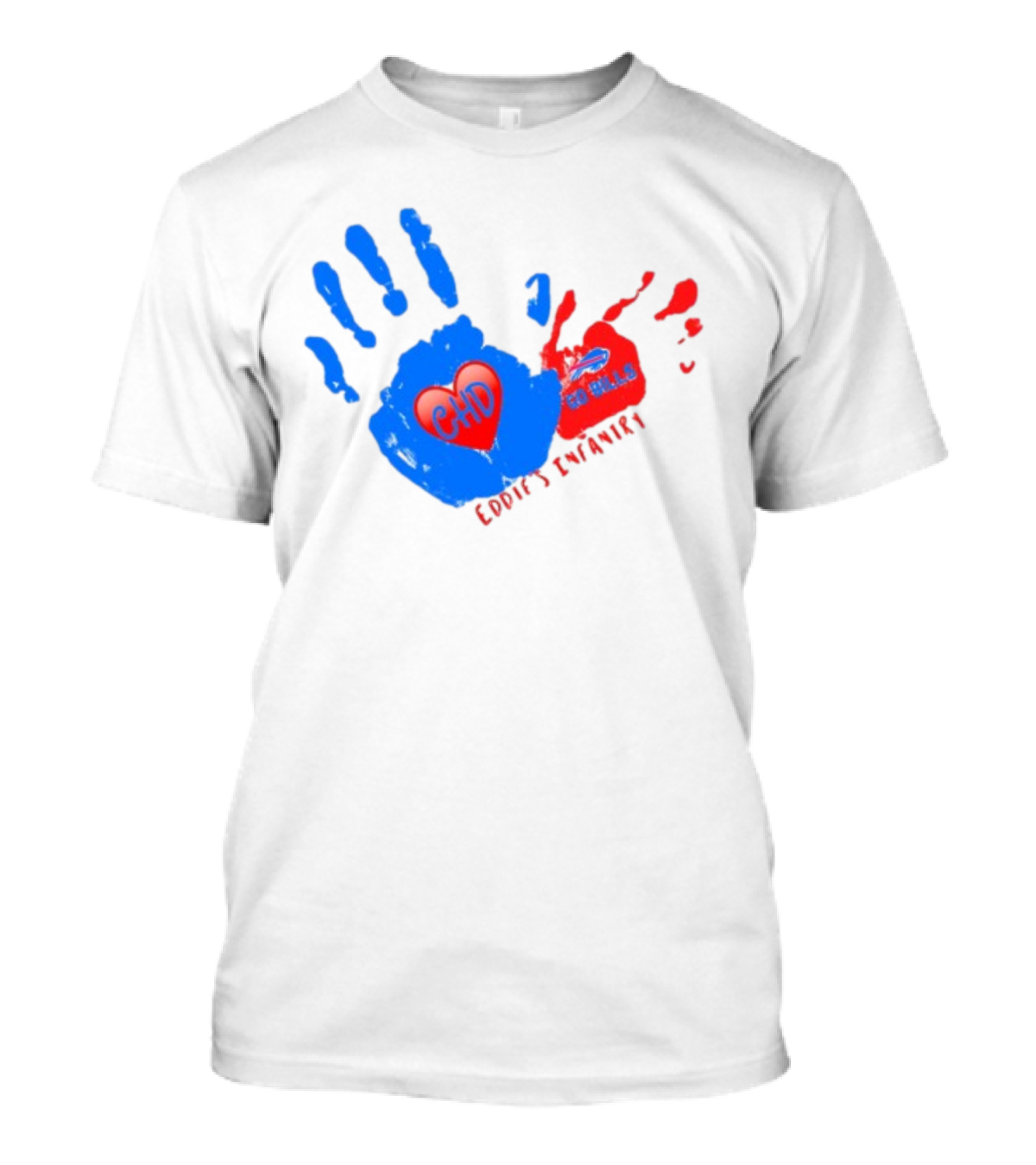 CHD Heart Go Bills Eddie's Infantry T-Shirt