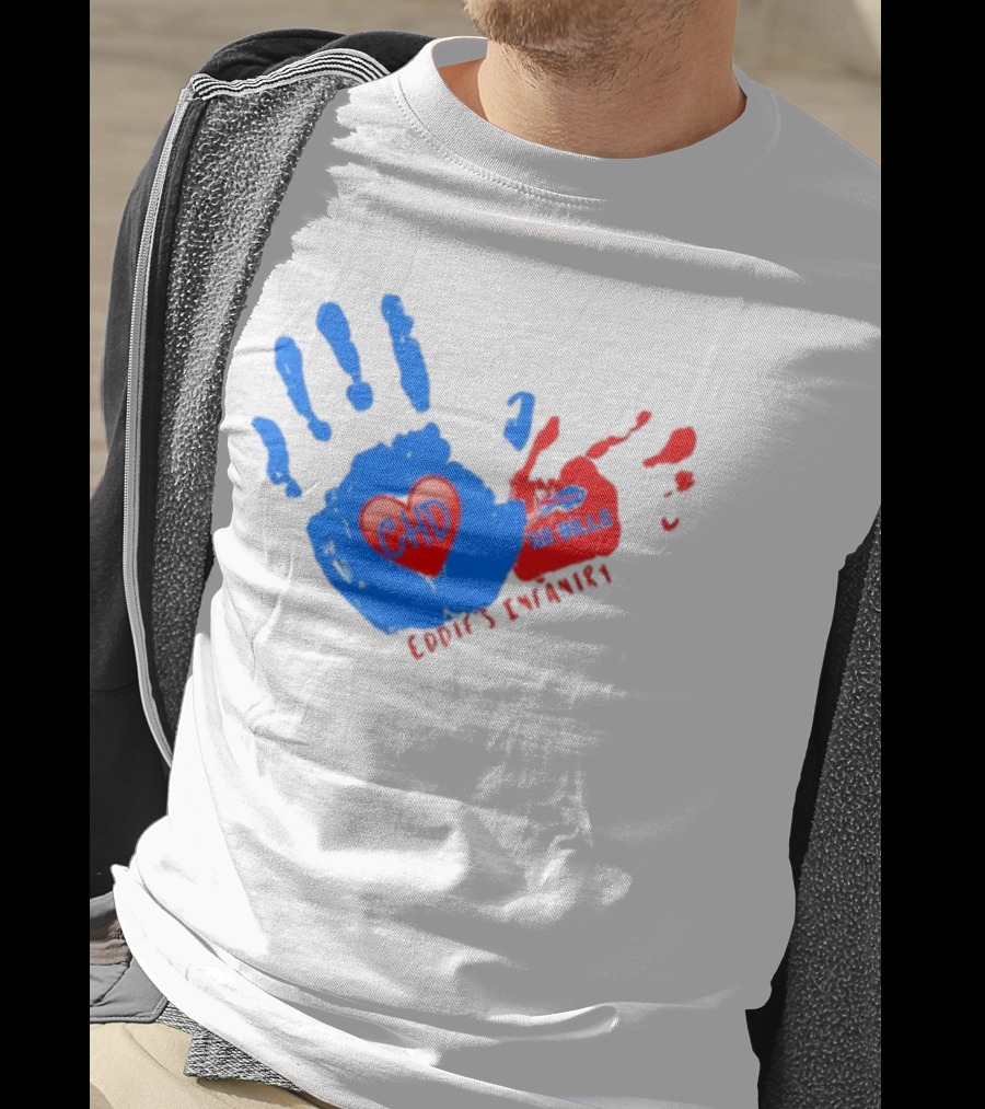 CHD Heart Go Bills Eddie's Infantry T-Shirt