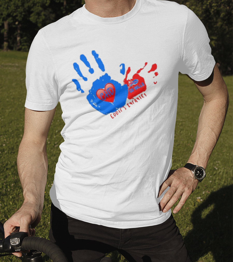CHD Heart Go Bills Eddie's Infantry T-Shirt
