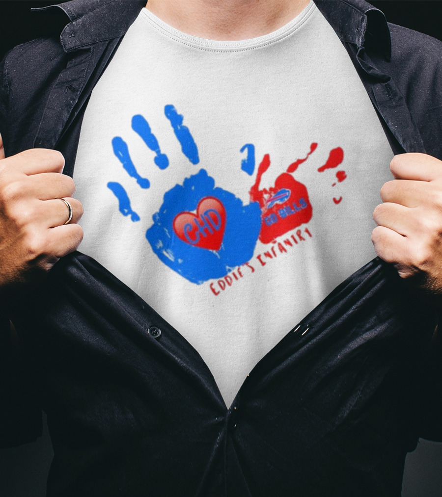 CHD Heart Go Bills Eddie's Infantry T-Shirt