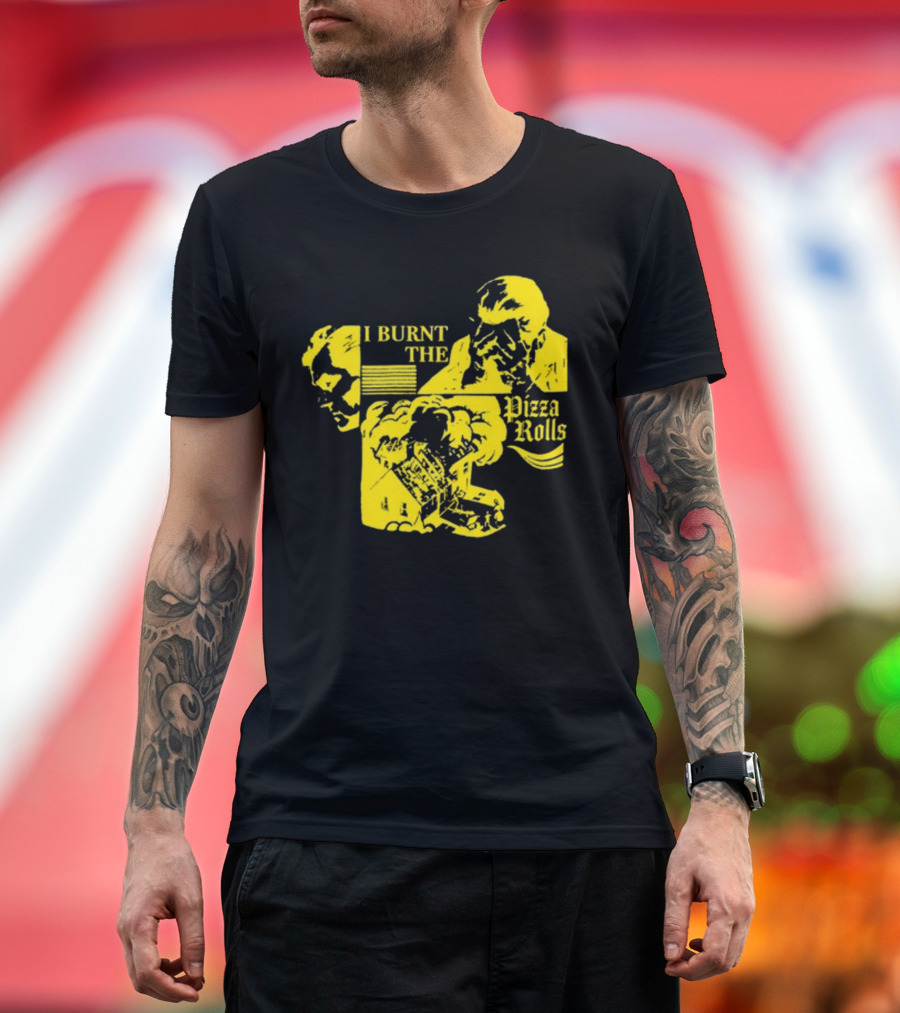 Freddytylerpaul I Burnt The Pizza Rolls Retro Comic T-Shirt