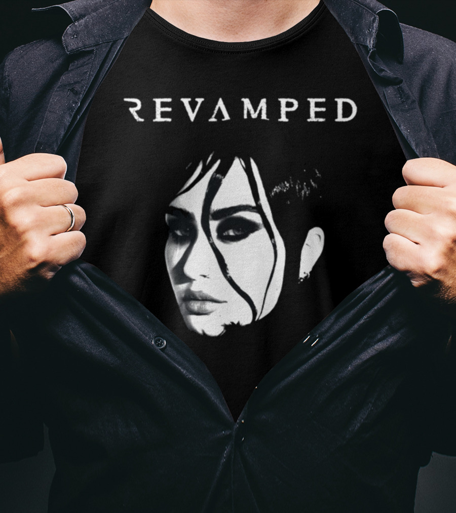 Demi Lovato Revamped Black And White Portrait T-Shirt