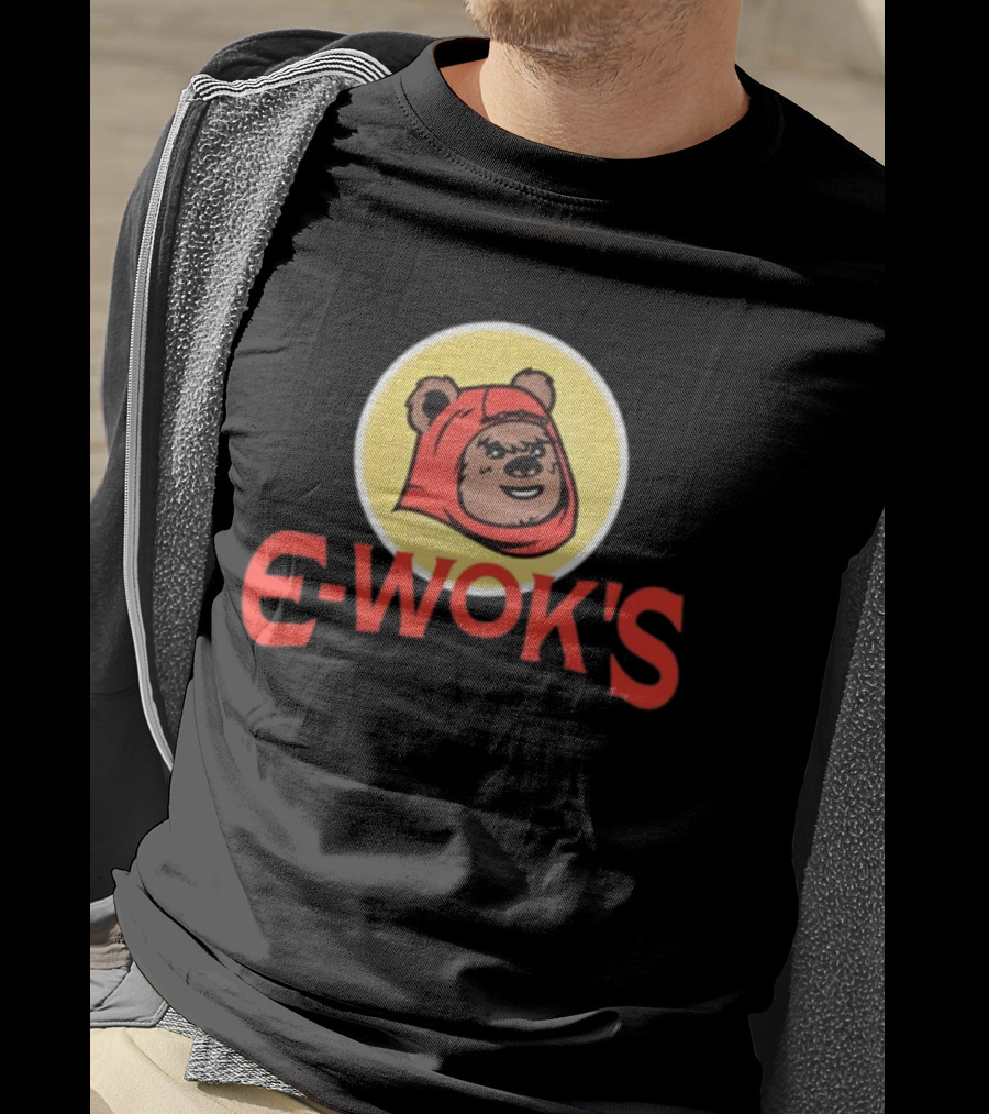 E-Wok's Cute Character In Red Hood T-Shirt