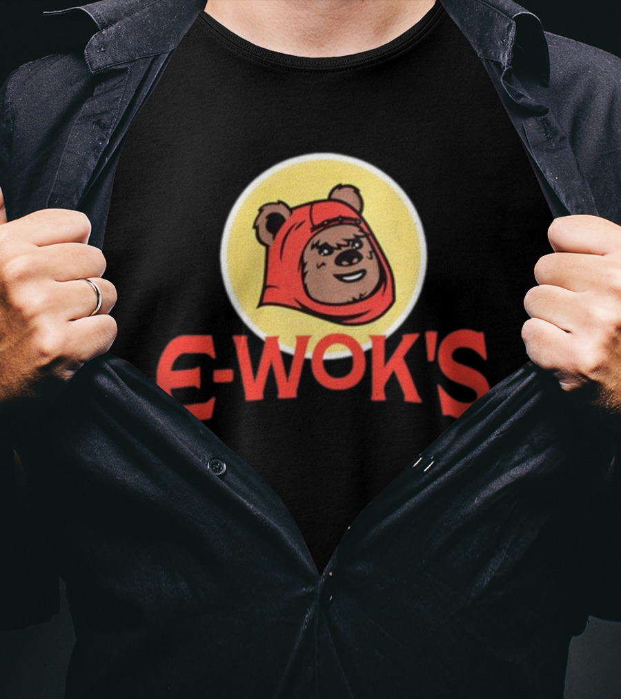E-Wok's Cute Character In Red Hood T-Shirt
