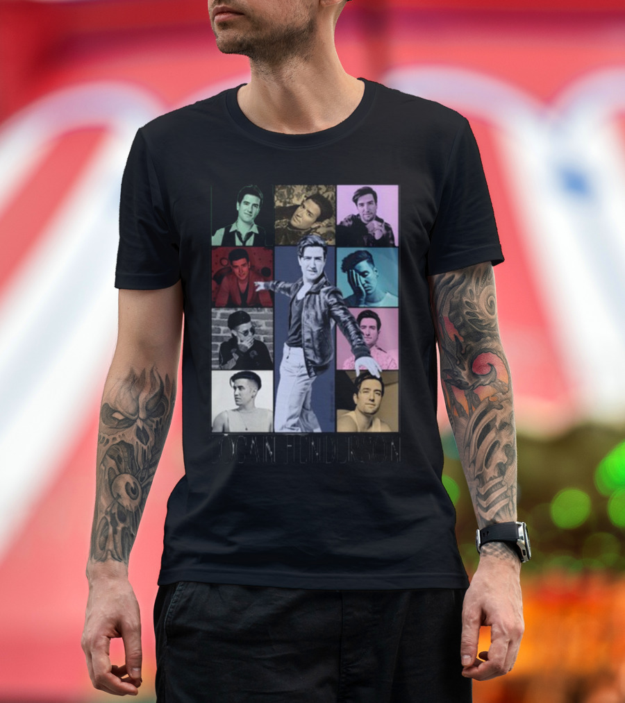 LO'GAN HENDERSON MULTICOLOR PORTRAIT COLLAGE T-Shirt
