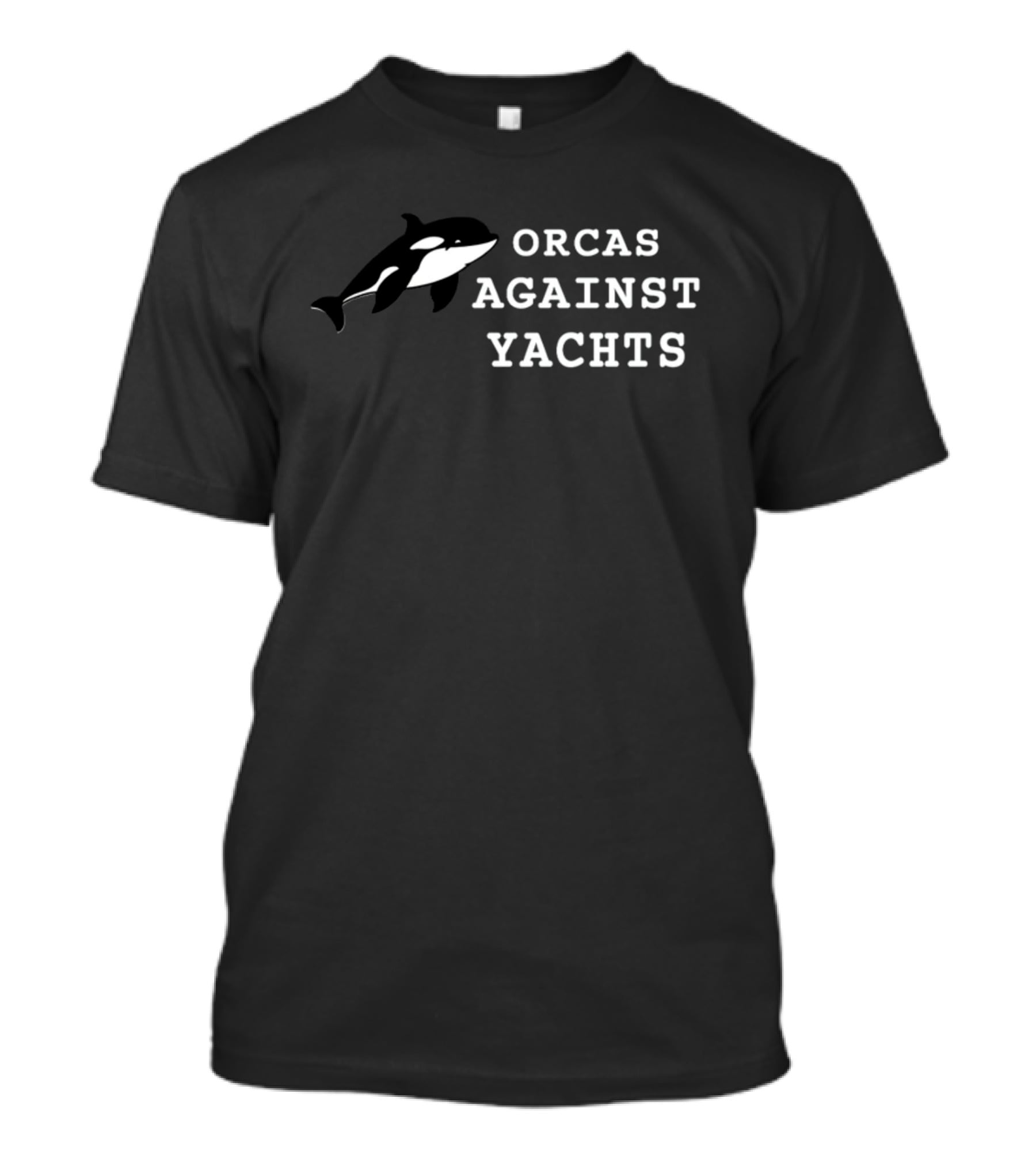 Orcas Against Yachts T-Shirt