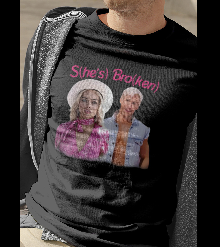 S(He's) Bro(Ken) Iconic Style Statement In Pop Culture T-Shirt