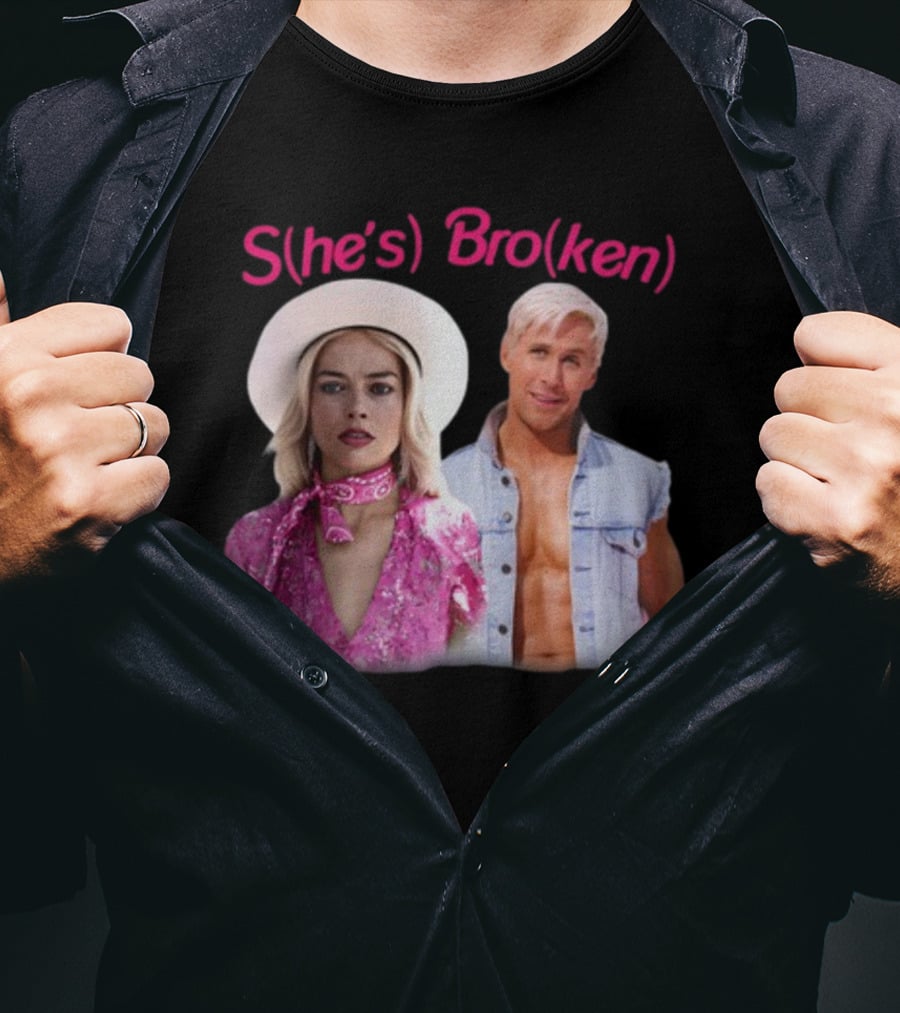 S(He's) Bro(Ken) Iconic Style Statement In Pop Culture T-Shirt