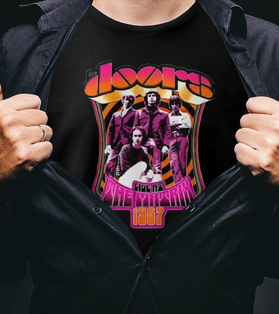 The Doors Live At The Matrix 1967 Psychedelic Band Photo T-Shirt