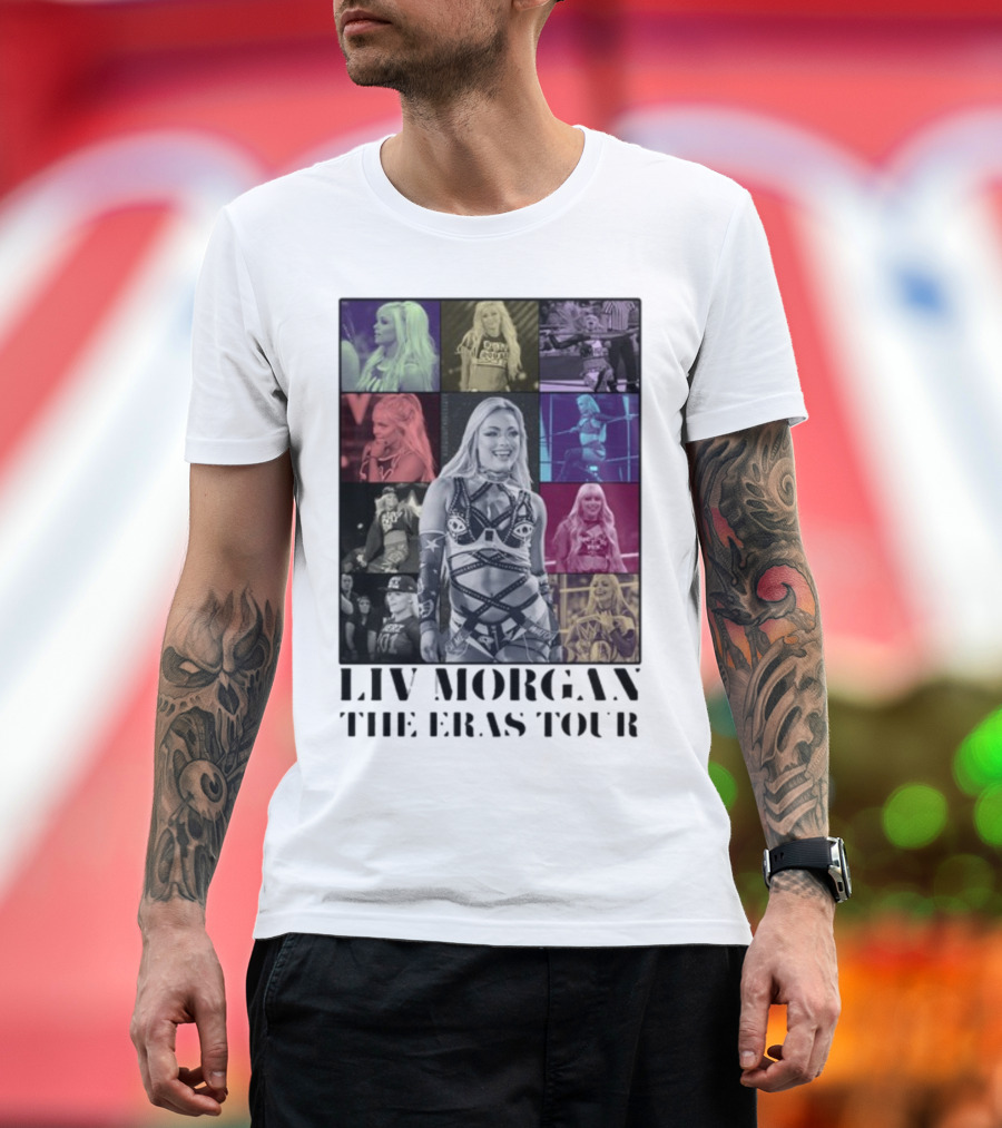 Brutallymads Liv Morgan The Eras Tour Collage T-Shirt