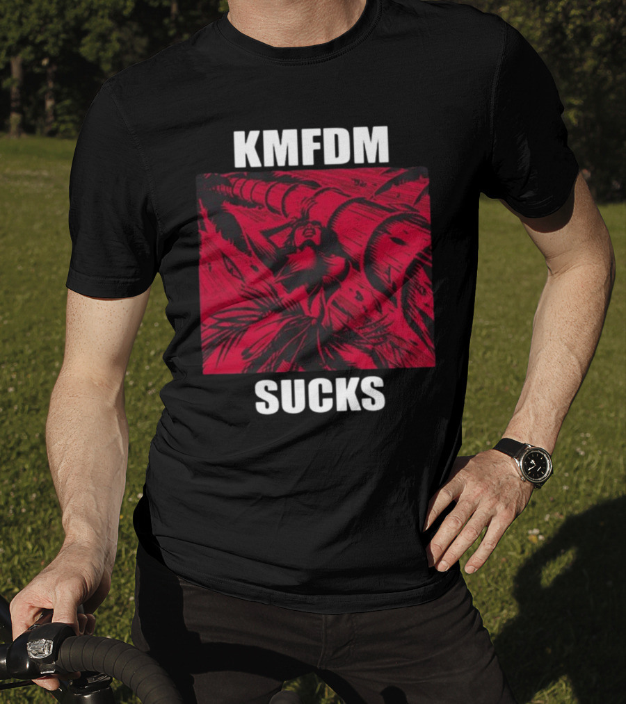 KMFDM Sucks Blood Red Rare T-Shirt