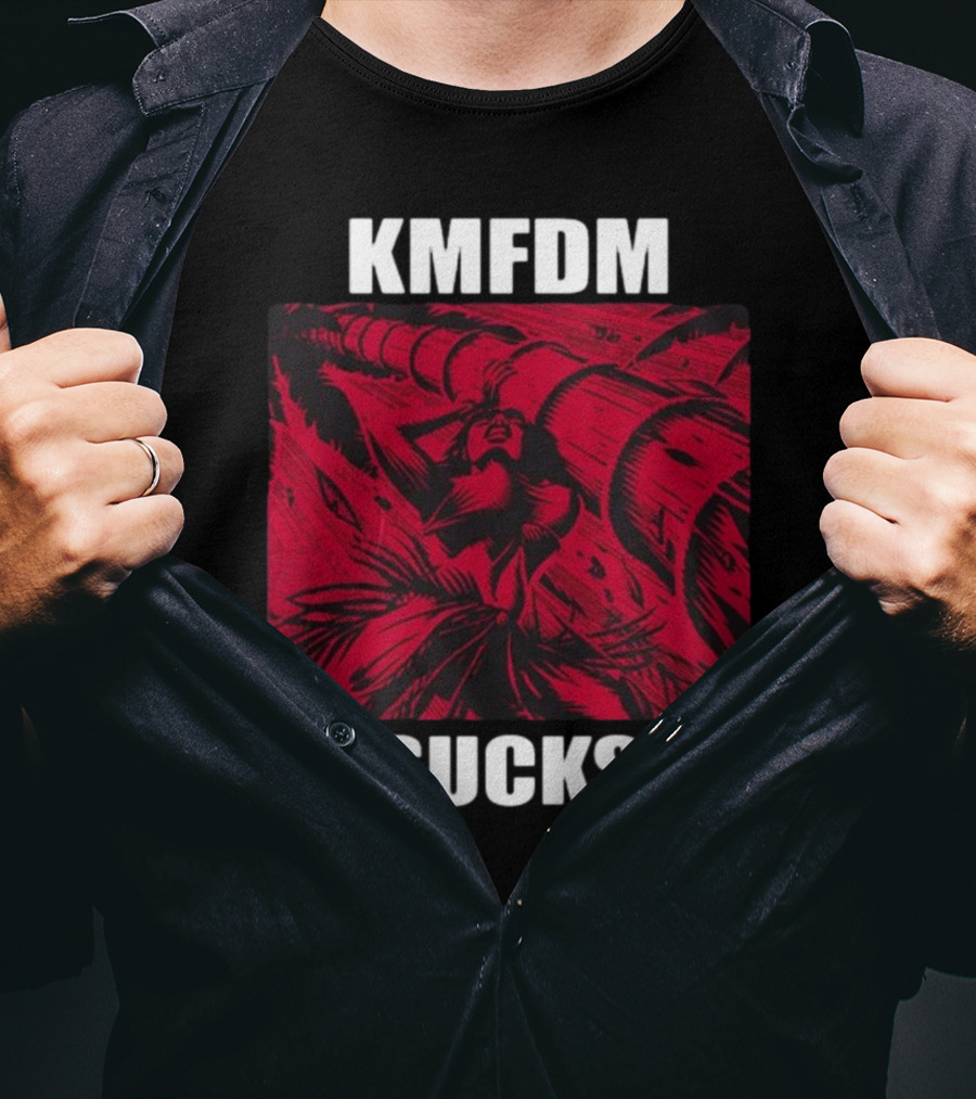 KMFDM Sucks Blood Red Rare T-Shirt