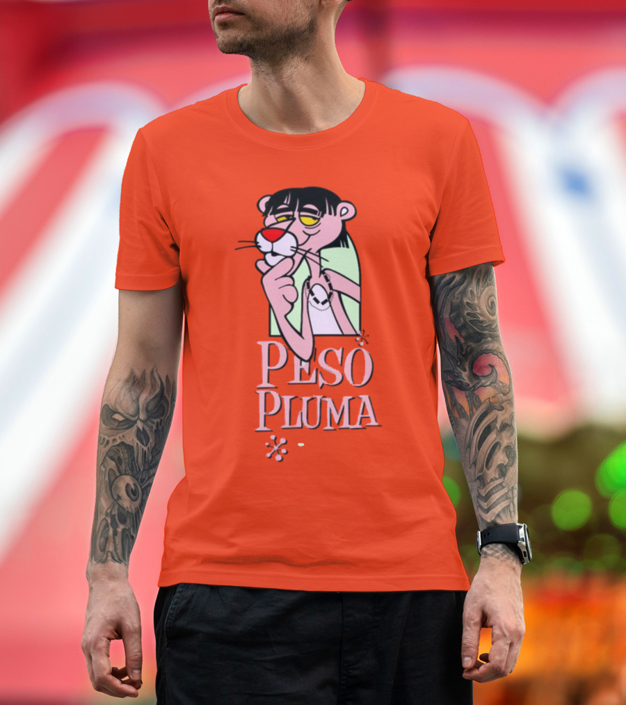 Peso Pluma July 19-20 23 Inglewood Calif Pink Panther T-Shirt