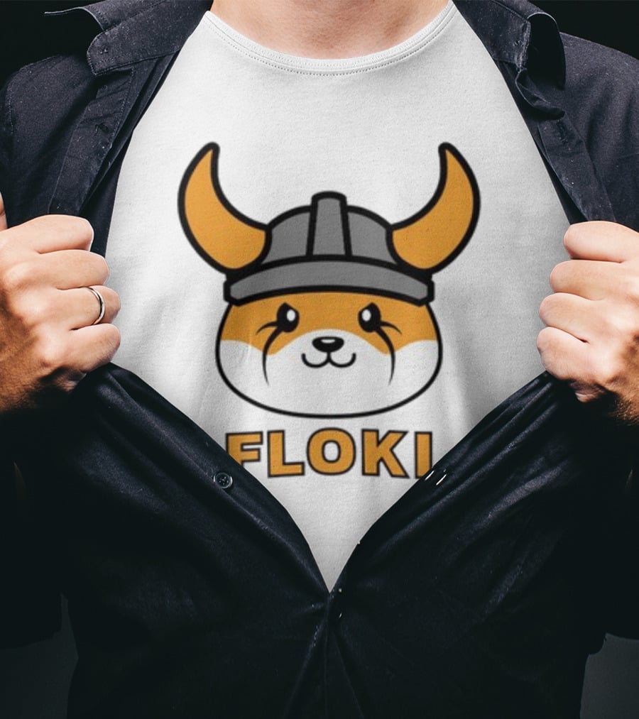 Floki Viking Helmet Dog Face T-Shirt