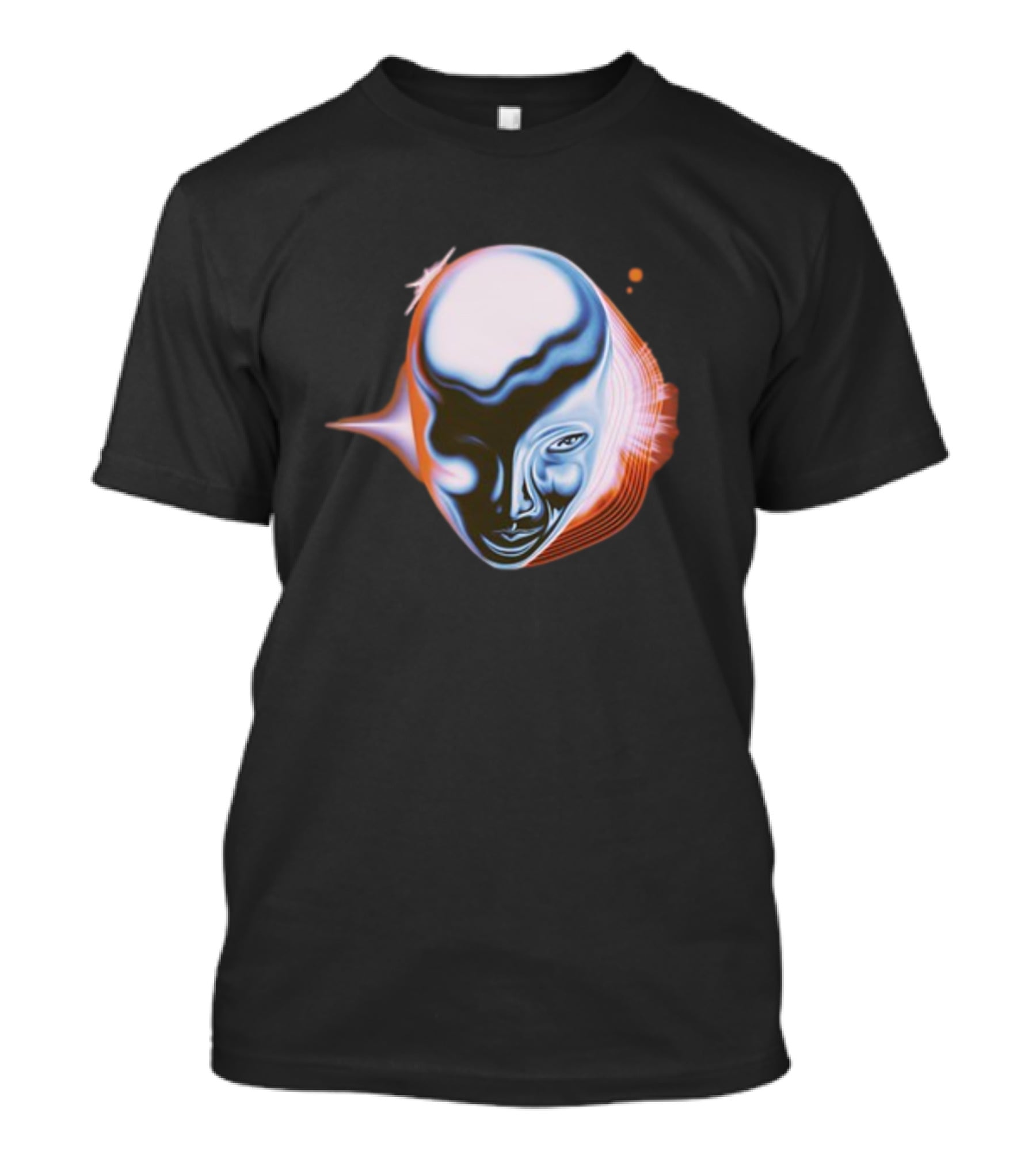Take My Breath Futuristic Surreal Face T-Shirt
