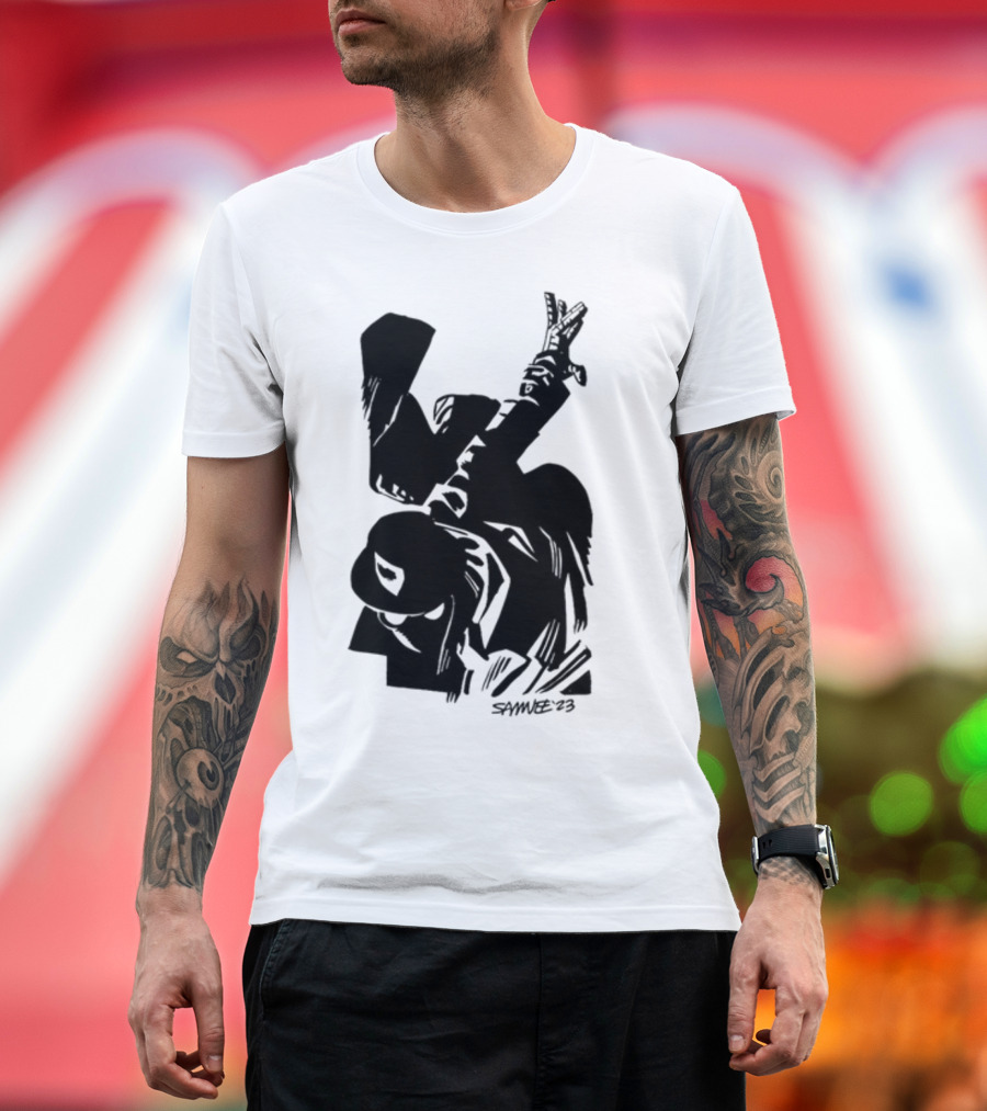 Chris Samnee '03 Spider-Man Noir Silhouette Dark T-Shirt