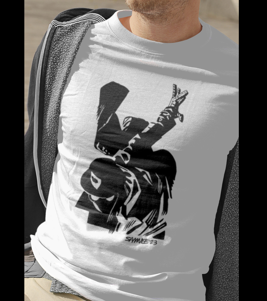 Chris Samnee '03 Spider-Man Noir Silhouette Dark T-Shirt