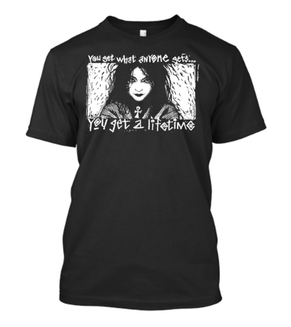 You Set What Anyone Gets You Get A Lifetime Goth Ankh T-Shirt