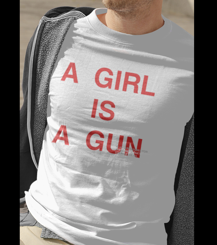 A Girl Is A Gun Pleasures X FTP Los Angeles Collaboration T-Shirt
