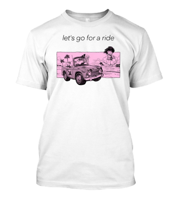 Let's Go For A Ride Convertible Adventure Cloud Journey T-Shirt